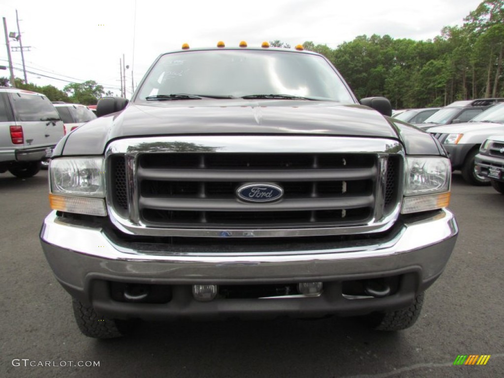 2004 F250 Super Duty XLT Crew Cab 4x4 - Black / Medium Flint photo #2