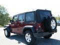 2007 Red Rock Crystal Pearl Jeep Wrangler Unlimited X 4x4  photo #3