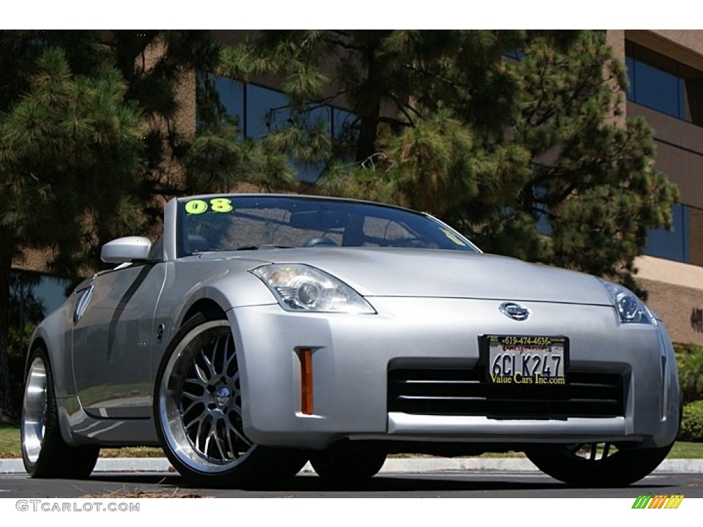 2008 350Z Enthusiast Roadster - Silver Alloy / Charcoal photo #1