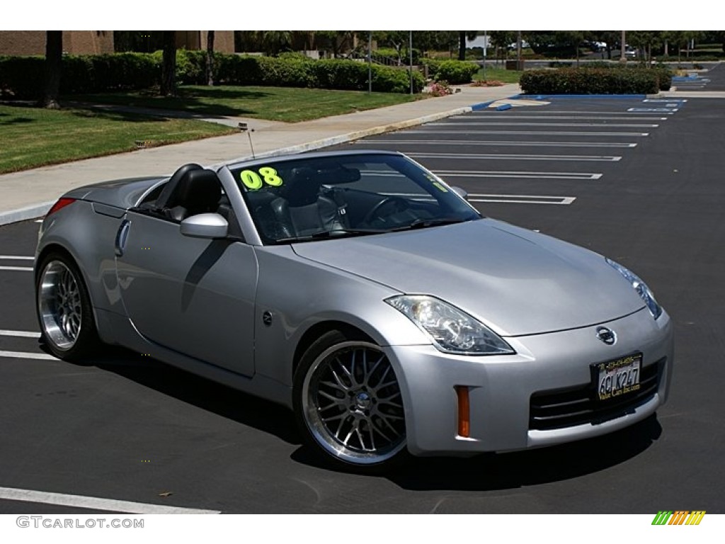 2008 350Z Enthusiast Roadster - Silver Alloy / Charcoal photo #2