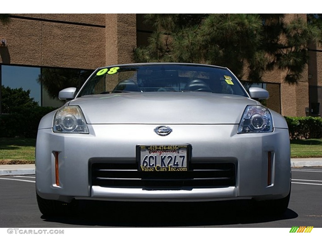 2008 350Z Enthusiast Roadster - Silver Alloy / Charcoal photo #3