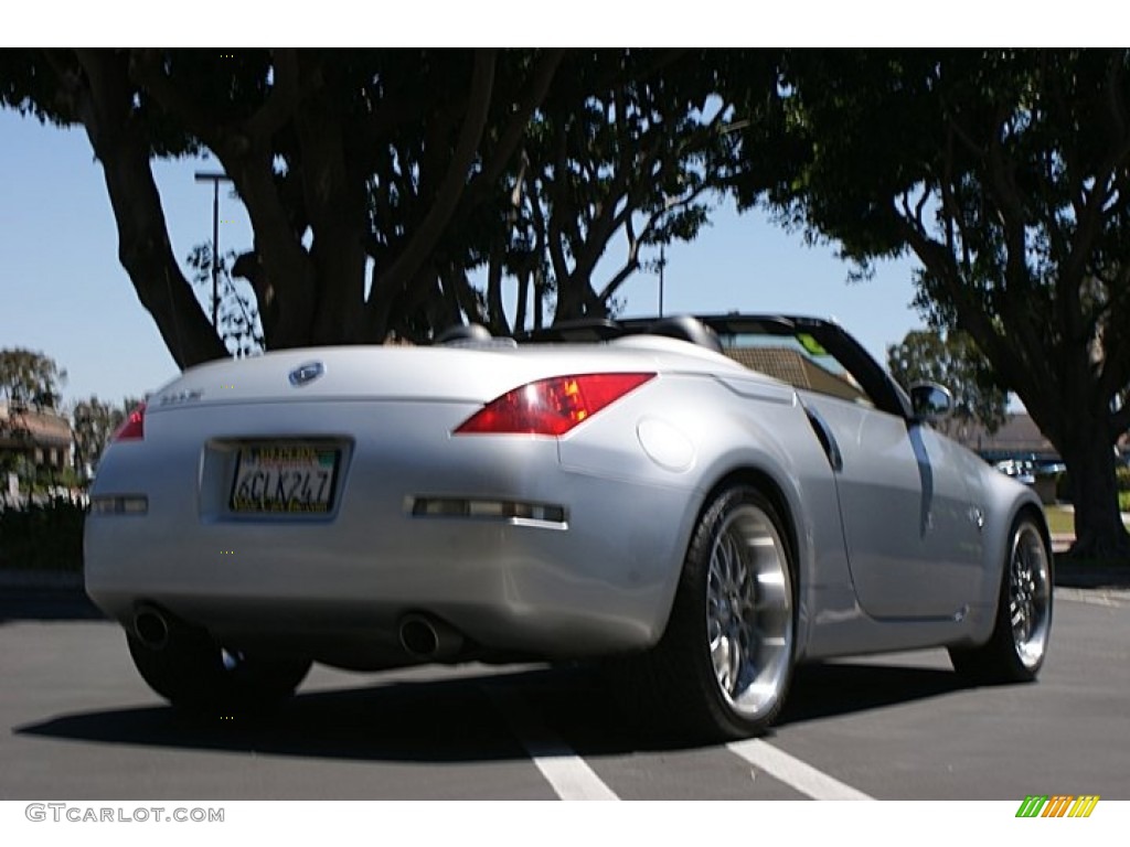 2008 350Z Enthusiast Roadster - Silver Alloy / Charcoal photo #6