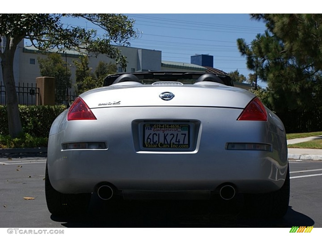2008 350Z Enthusiast Roadster - Silver Alloy / Charcoal photo #7