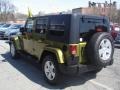 2007 Rescue Green Metallic Jeep Wrangler Unlimited Sahara 4x4  photo #4