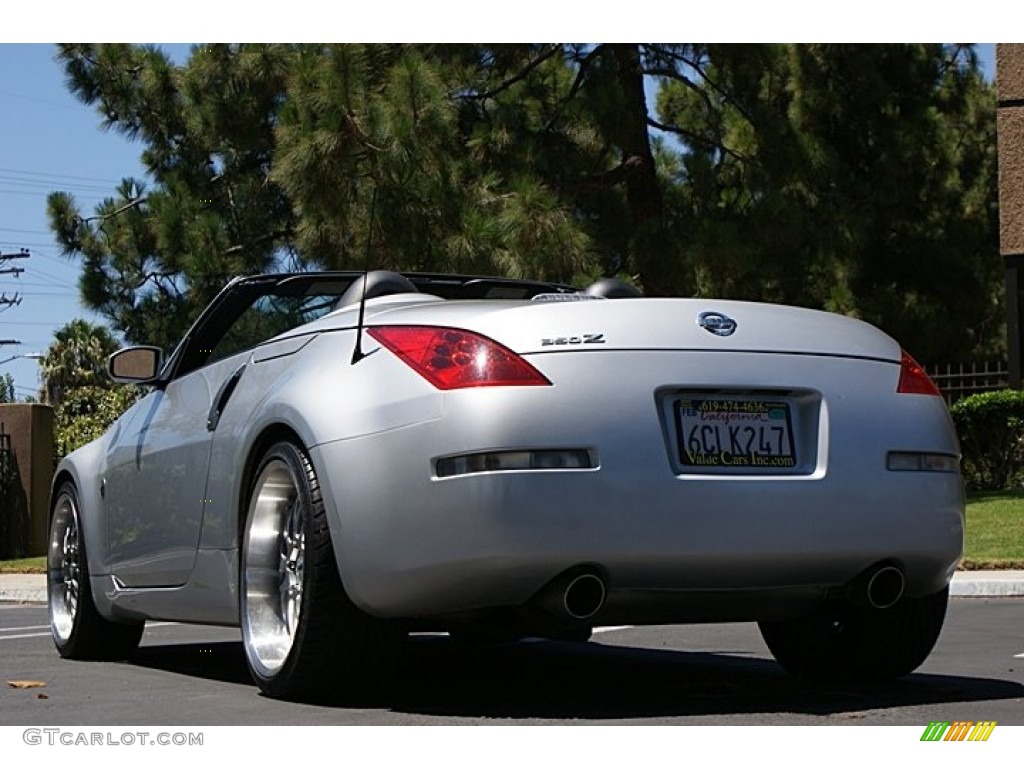 2008 350Z Enthusiast Roadster - Silver Alloy / Charcoal photo #8