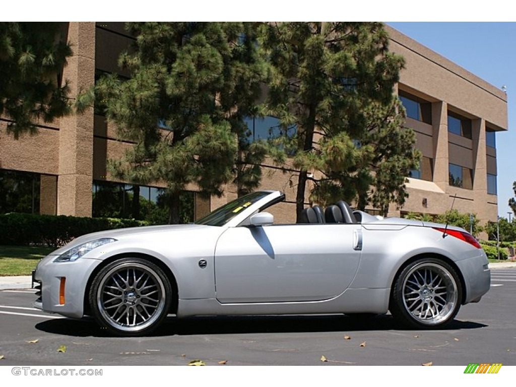 2008 350Z Enthusiast Roadster - Silver Alloy / Charcoal photo #9