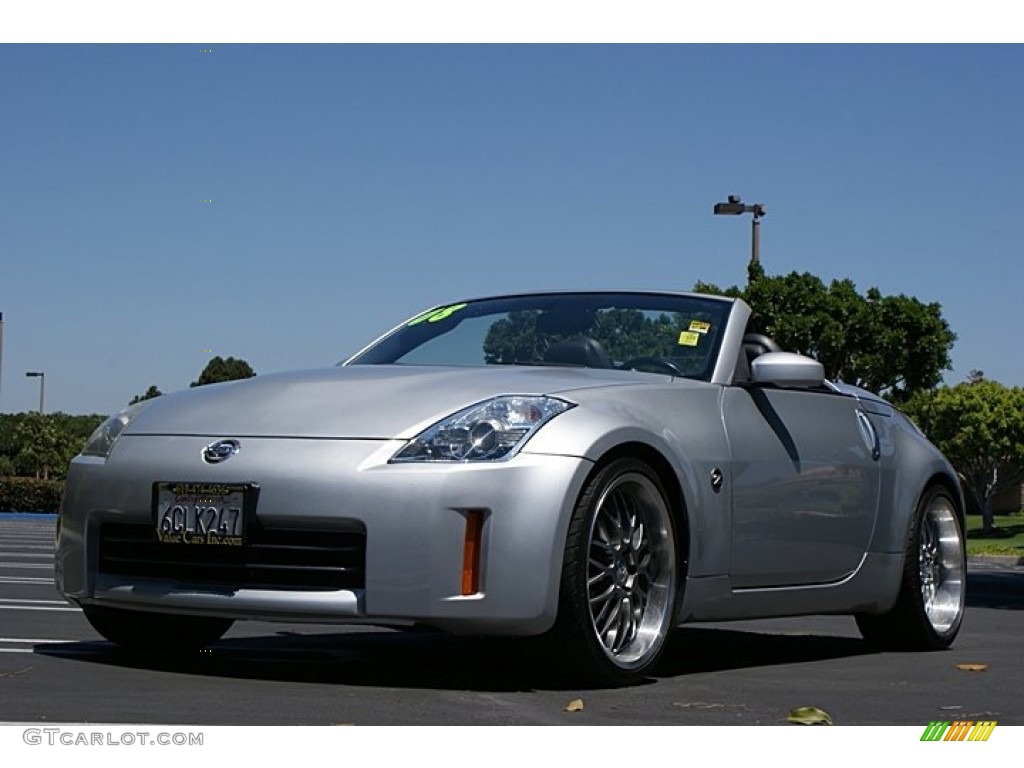 2008 350Z Enthusiast Roadster - Silver Alloy / Charcoal photo #10
