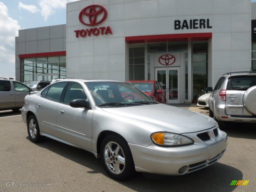 2003 Grand Am SE Sedan - Galaxy Silver Metallic / Dark Pewter photo #1