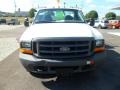 2001 Oxford White Ford F350 Super Duty XL Regular Cab Utility Truck  photo #3