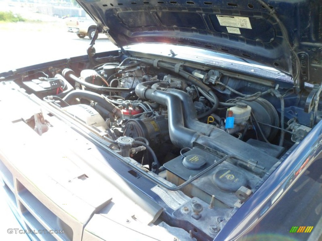 1995 Ford F350 XLT Crew Cab Dually 7.5 Liter OHV 16-Valve V8 Engine Photo #68641672
