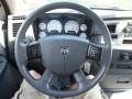 Medium Slate Gray 2009 Dodge Ram 2500 Big Horn Edition Quad Cab 4x4 Steering Wheel