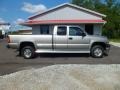 2002 Light Pewter Metallic Chevrolet Silverado 2500 LS Extended Cab  photo #2