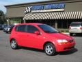 Victory Red 2006 Chevrolet Aveo LS Hatchback
