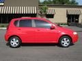 Victory Red 2006 Chevrolet Aveo LS Hatchback Exterior