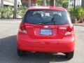 Victory Red - Aveo LS Hatchback Photo No. 8
