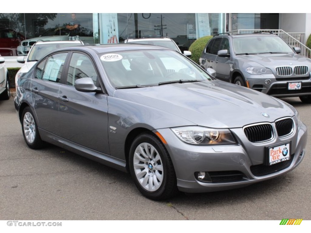 2009 3 Series 328xi Sedan - Space Grey Metallic / Black photo #3