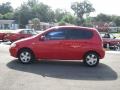 Victory Red - Aveo LS Hatchback Photo No. 11