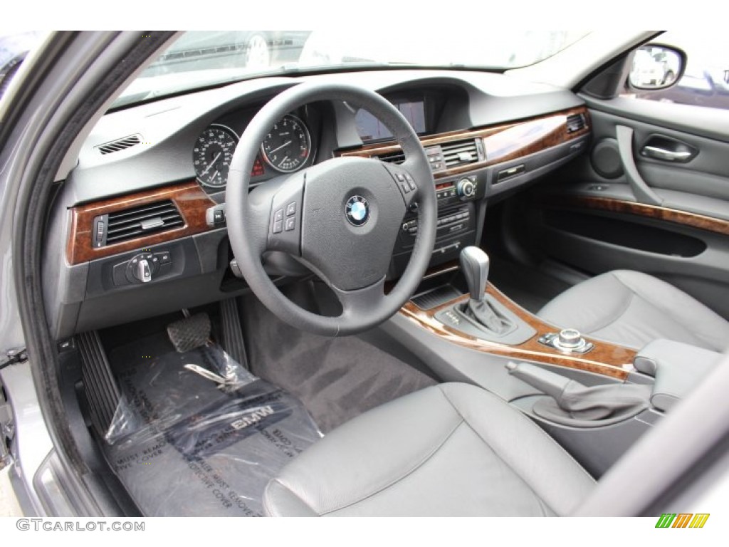 2009 3 Series 328xi Sedan - Space Grey Metallic / Black photo #10