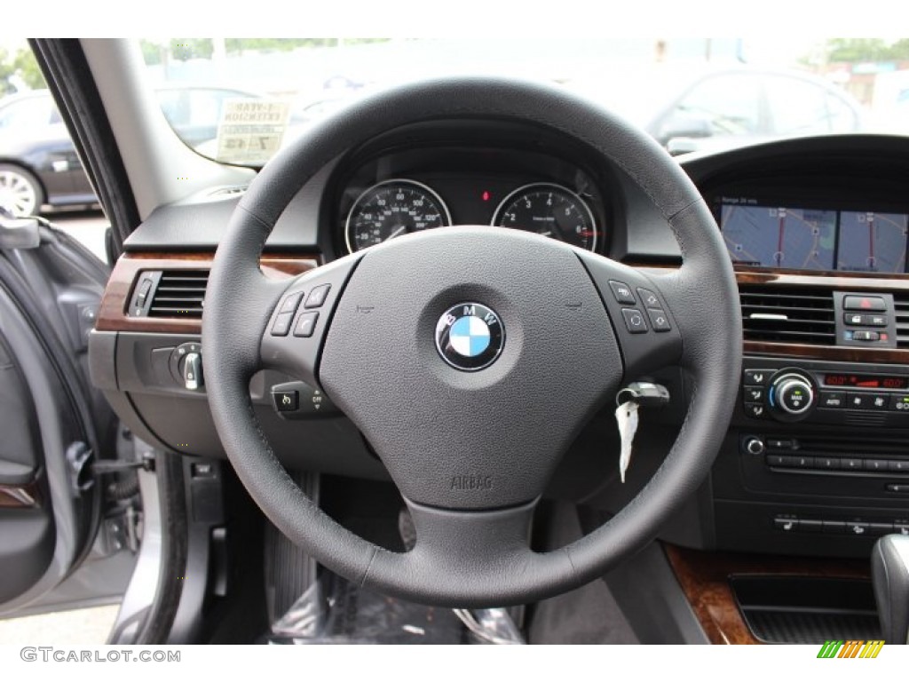 2009 3 Series 328xi Sedan - Space Grey Metallic / Black photo #16