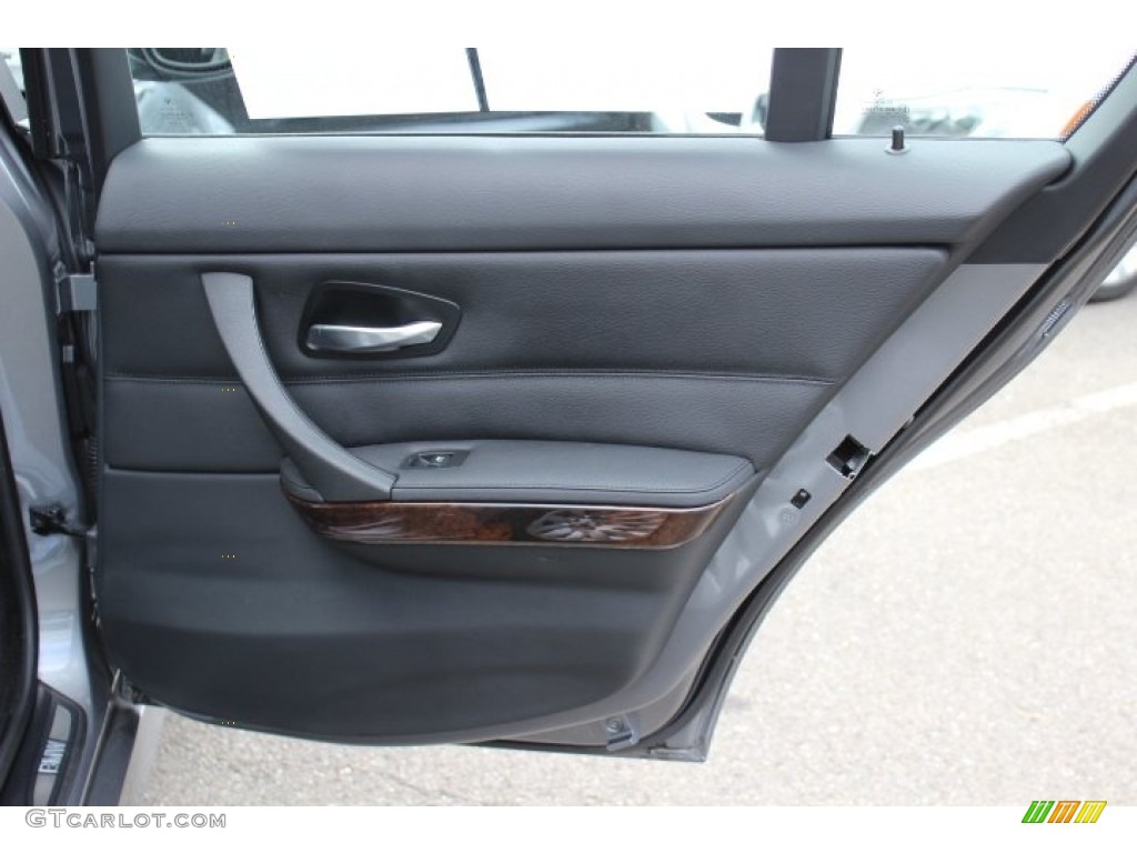 2009 3 Series 328xi Sedan - Space Grey Metallic / Black photo #22