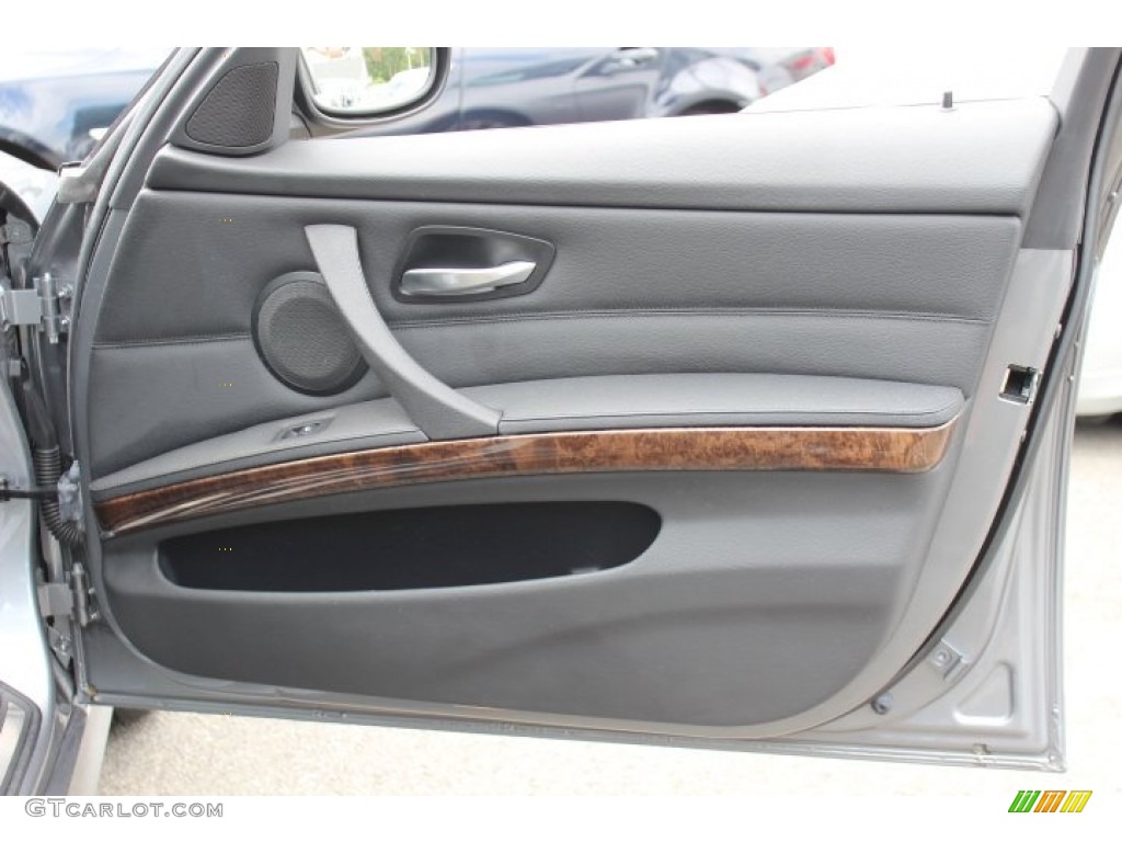 2009 3 Series 328xi Sedan - Space Grey Metallic / Black photo #24
