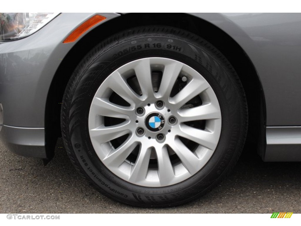 2009 3 Series 328xi Sedan - Space Grey Metallic / Black photo #30
