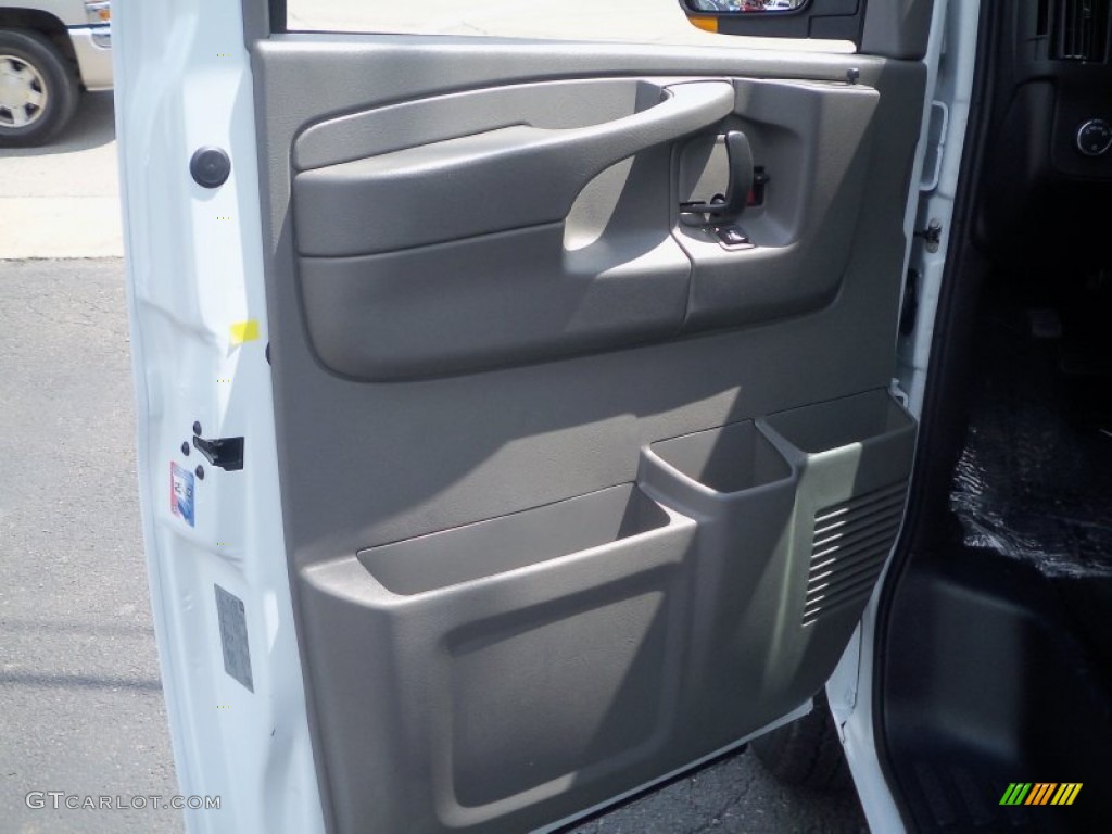 2012 Express LT 1500 AWD Passenger Van - Summit White / Medium Pewter photo #17