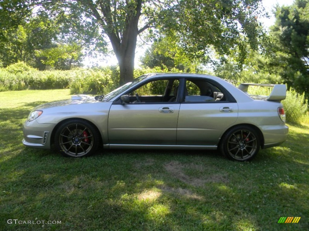 Crystal Gray Metallic 2007 Subaru Impreza WRX Sedan Exterior Photo #68645488