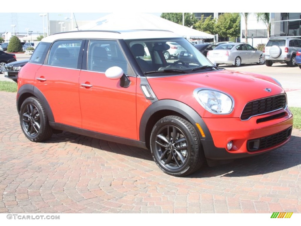 2011 Cooper S Countryman - Pure Red / Carbon Black photo #4