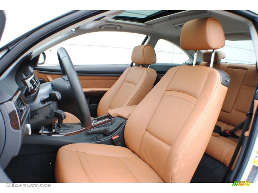 Saddle Brown Interior 2012 BMW 3 Series 335i xDrive Coupe Photo #68646430