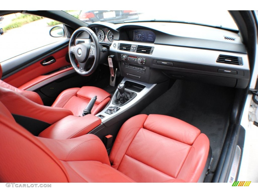 2009 3 Series 335i Convertible - Alpine White / Coral Red/Black Dakota Leather photo #8