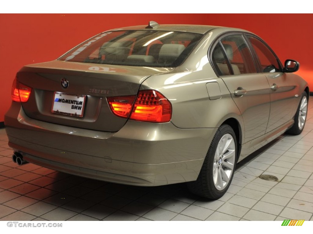 2011 3 Series 328i Sedan - Platinum Bronze Metallic / Oyster/Black Dakota Leather photo #3