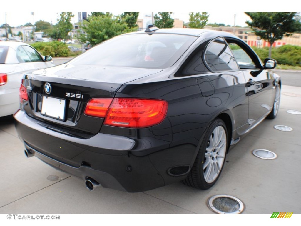 2011 3 Series 335i xDrive Coupe - Black Sapphire Metallic / Saddle Brown Dakota Leather photo #6