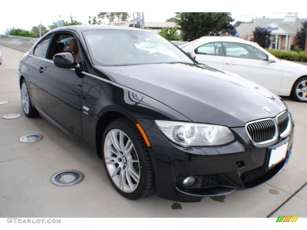 2011 3 Series 335i xDrive Coupe - Black Sapphire Metallic / Saddle Brown Dakota Leather photo #7