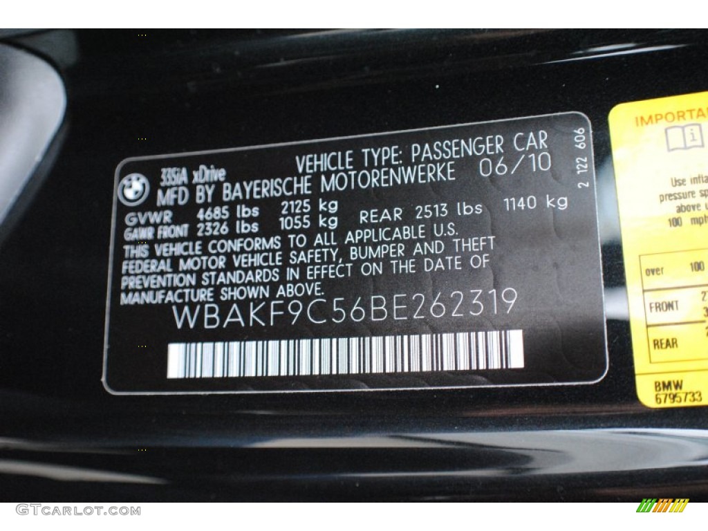 2011 3 Series 335i xDrive Coupe - Black Sapphire Metallic / Saddle Brown Dakota Leather photo #17