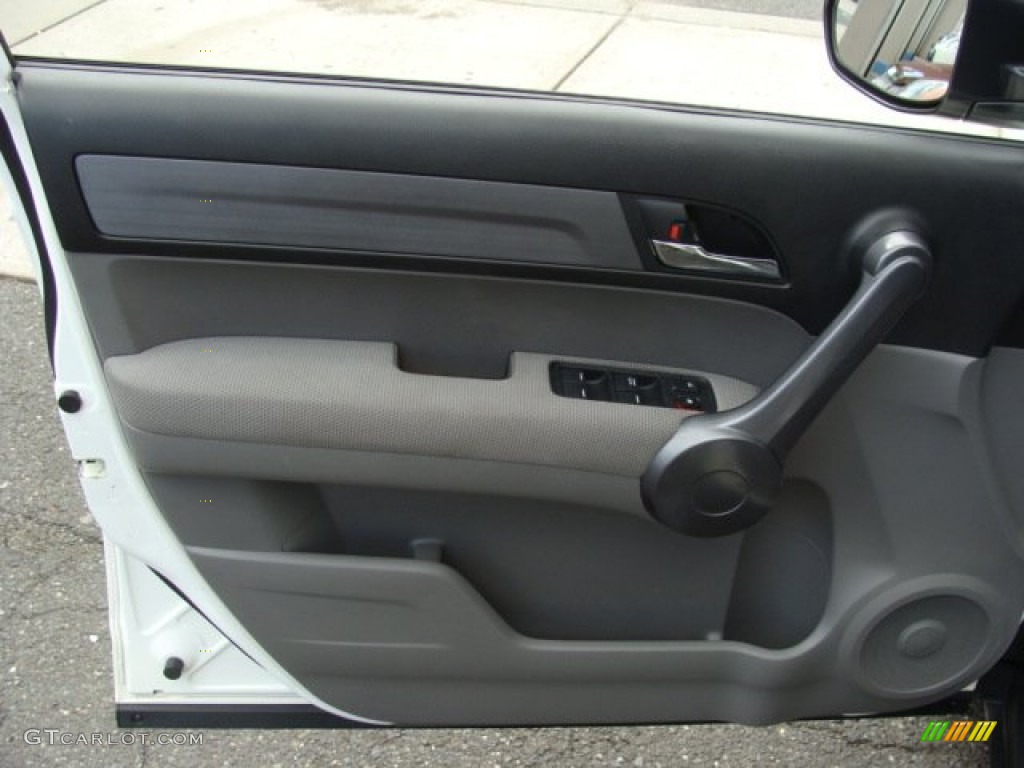 2009 CR-V EX 4WD - Taffeta White / Gray photo #6