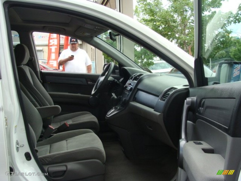 2009 CR-V EX 4WD - Taffeta White / Gray photo #8
