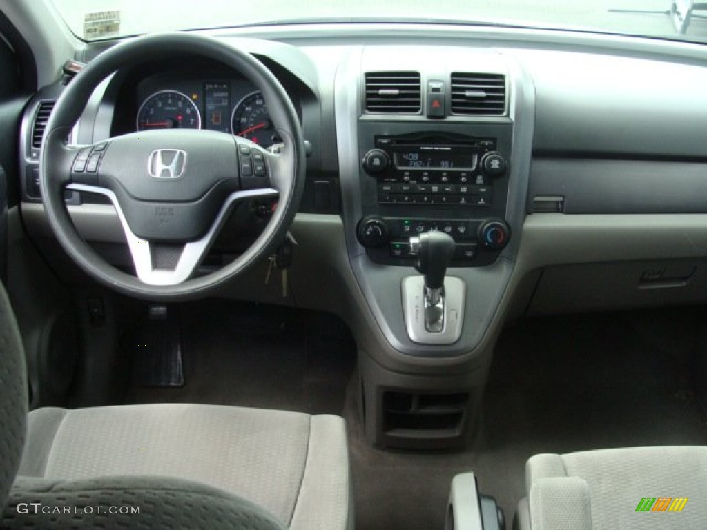 2009 CR-V EX 4WD - Taffeta White / Gray photo #9