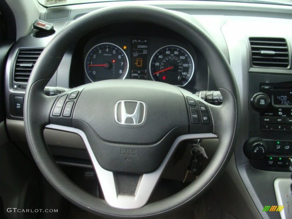 2009 CR-V EX 4WD - Taffeta White / Gray photo #10