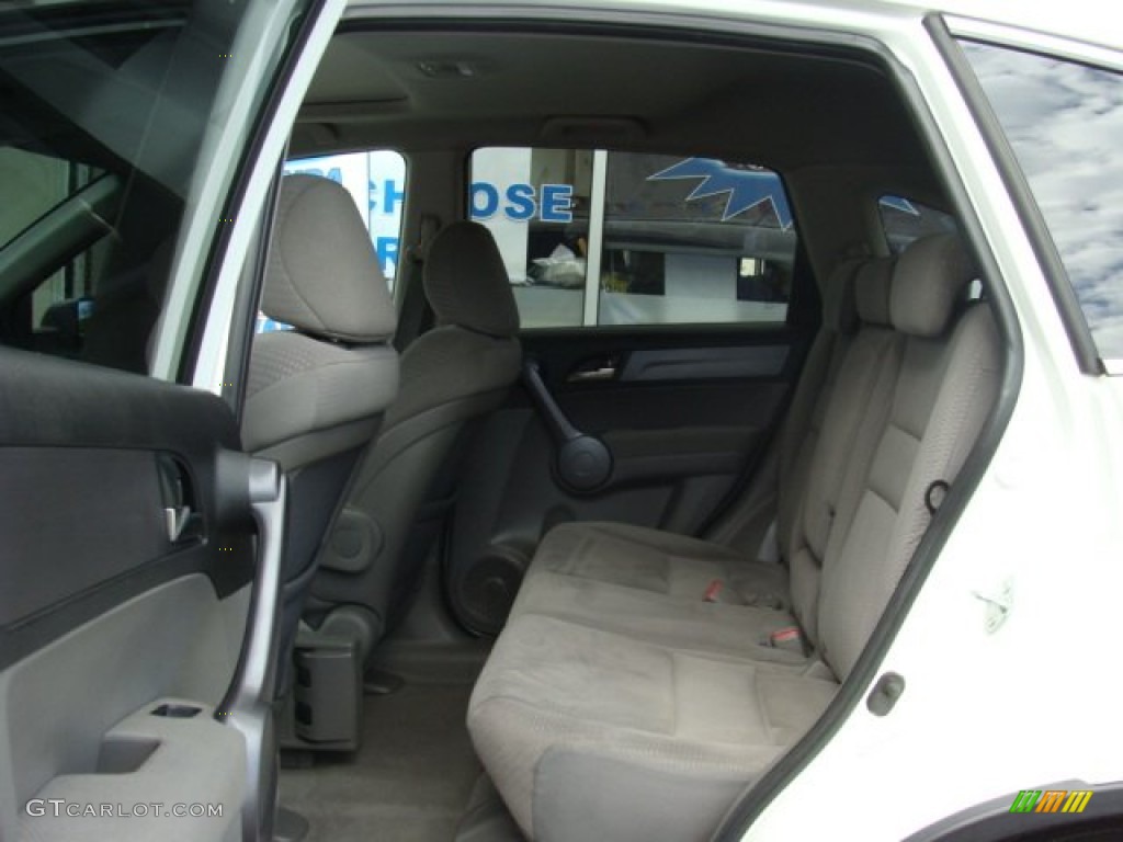 2009 CR-V EX 4WD - Taffeta White / Gray photo #14