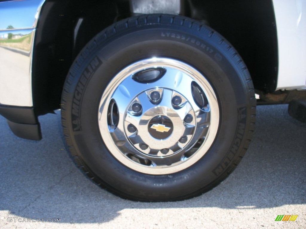 2011 Silverado 3500HD LTZ Crew Cab 4x4 Dually - Summit White / Dark Cashmere/Light Cashmere photo #45