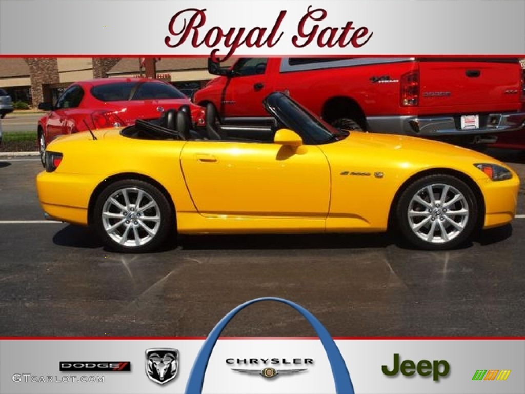 2006 S2000 Roadster - Rio Yellow Pearl / Black photo #1
