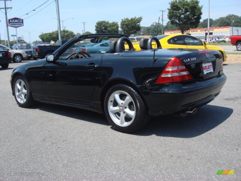 2001 SLK 320 Roadster - Black / Sienna Beige photo #4