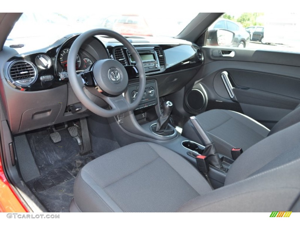 Titan Black Interior 2012 Volkswagen Beetle 2.5L Photo #68649991