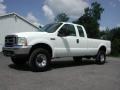 2001 Oxford White Ford F250 Super Duty XL SuperCab 4x4  photo #1