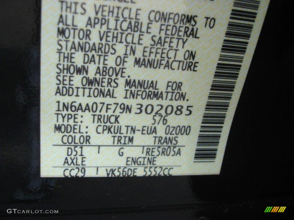 2009 Titan SE Crew Cab 4x4 - Timberline Green / Charcoal photo #22