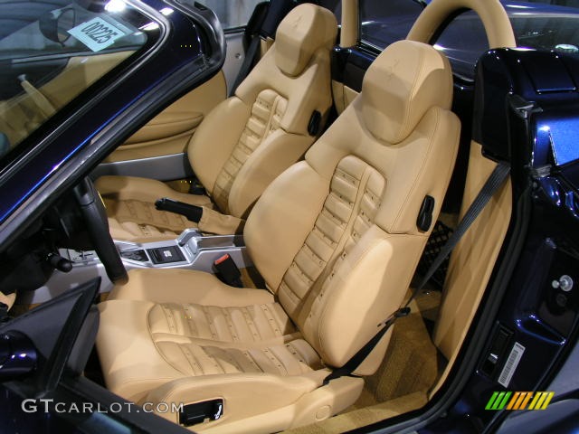 Beige Interior 2005 Ferrari 360 Spider F1 Photo #68652