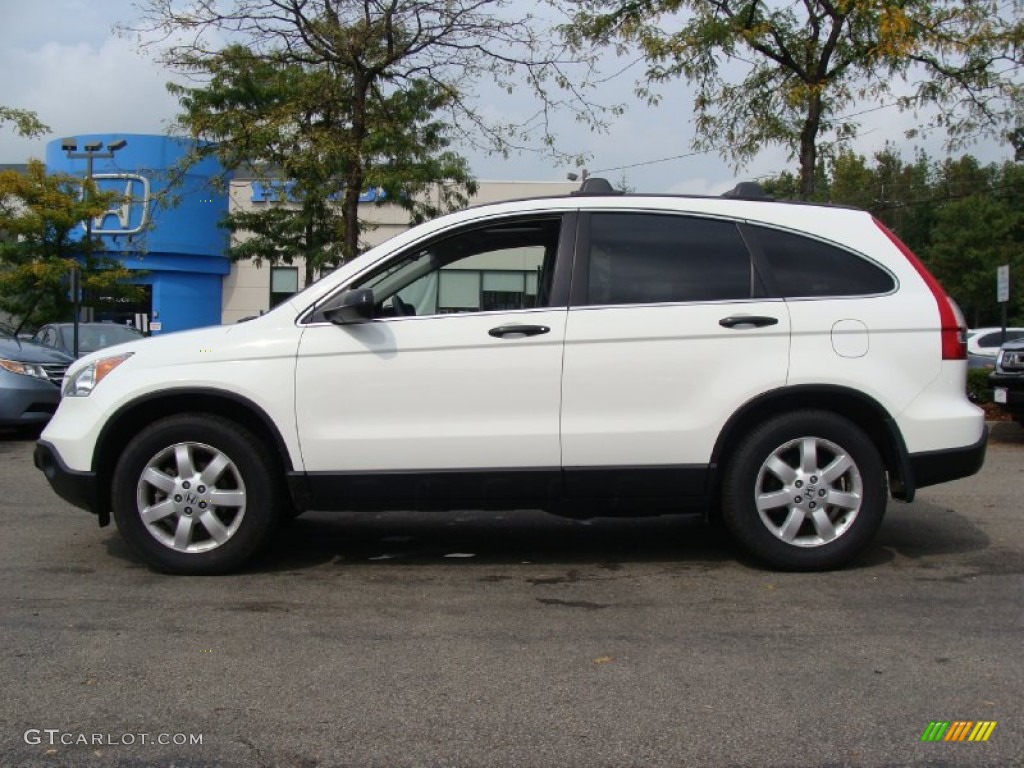 2008 CR-V EX 4WD - Taffeta White / Gray photo #1