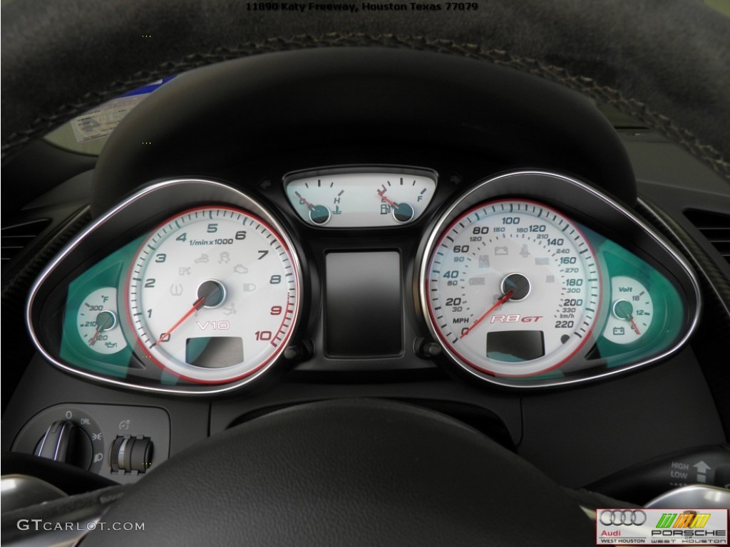 2012 Audi R8 GT Spyder Gauges Photo #68651650