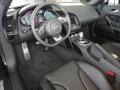 2011 Audi R8 Black Fine Nappa Leather Interior Prime Interior Photo